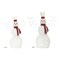 Melrose LED Lighted Snowman Christmas Tabletop Decorations - 36.5" - Set of 2